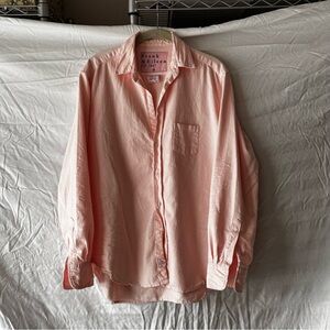 Frank & Eileen - Eileen style - loose button up light pink EUC size Medium M